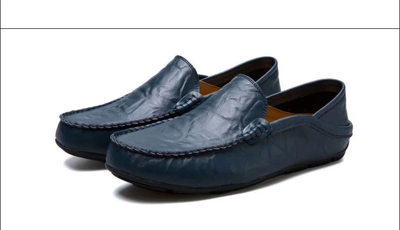 Мужские лоферы; кожаная мужская повседневная обувь; zapatos de hombre mocasines; слипоны; цвет белый, черный; сезон весна-осень; buty meskie; большие размеры 46, 47