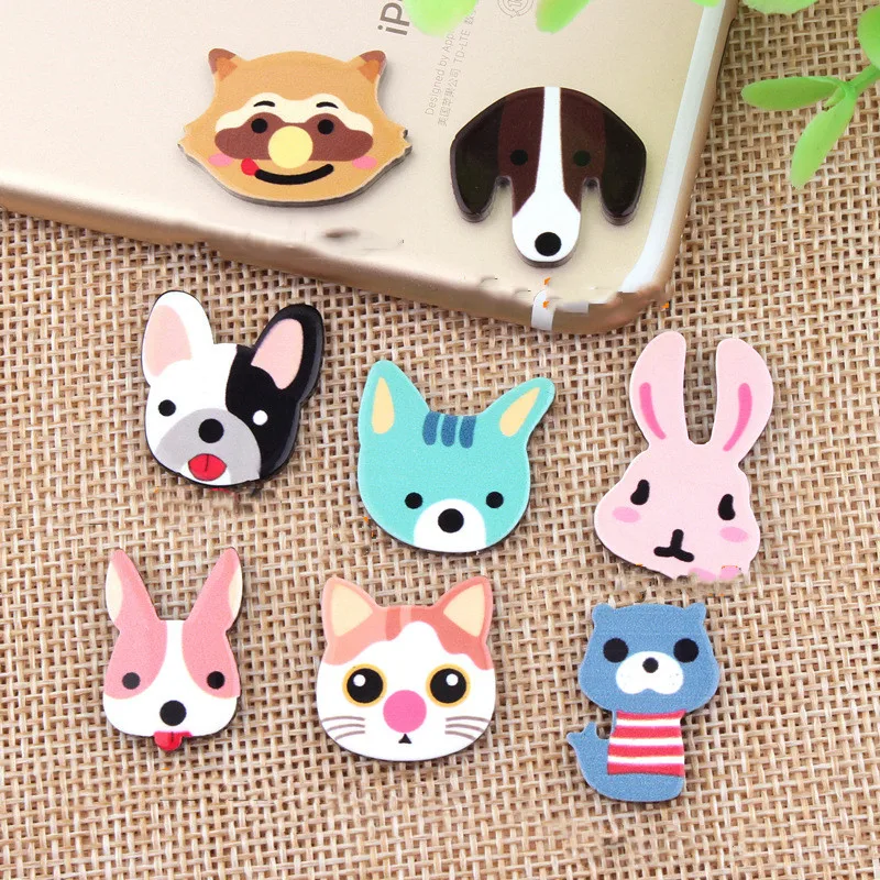 Kawaii животное собака кролик кошка Медведь плоское украшение из смолы кабошоны 10