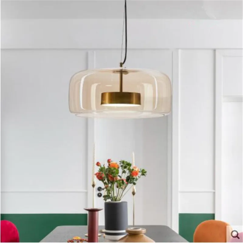 

Post-modern Designer Glass Pendant Lights Living Room Dining Room Kitchen Hanging Lamp Simple Hanglamp Home Decor Light Fixtures