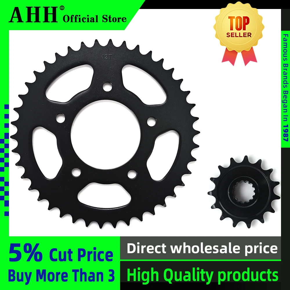 Комплект передних и задних звездочек AHH для HONDA CB400 1992 1993 1994 1995 1996 1997 1998 CB 400 1992-1998