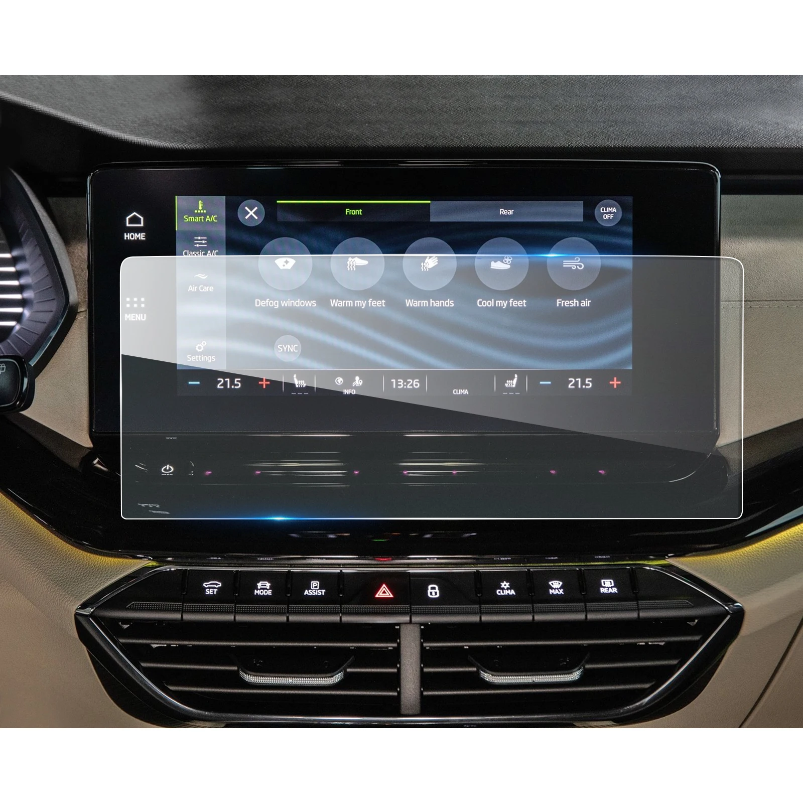 LFOTPP для Octavia Mk4 10 дюймов 2020 Автомобильный мультимедийный Радио экран протектор Авто Интерьер Защитная Наклейка 312*134 мм