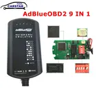 Версия A + полный чип AdBlue 9 в 1 для мужчинMBSCANIAIVECODAFVOLVORENAULTCUMMINS AdBlue 9in 18in1 SCR  NOX