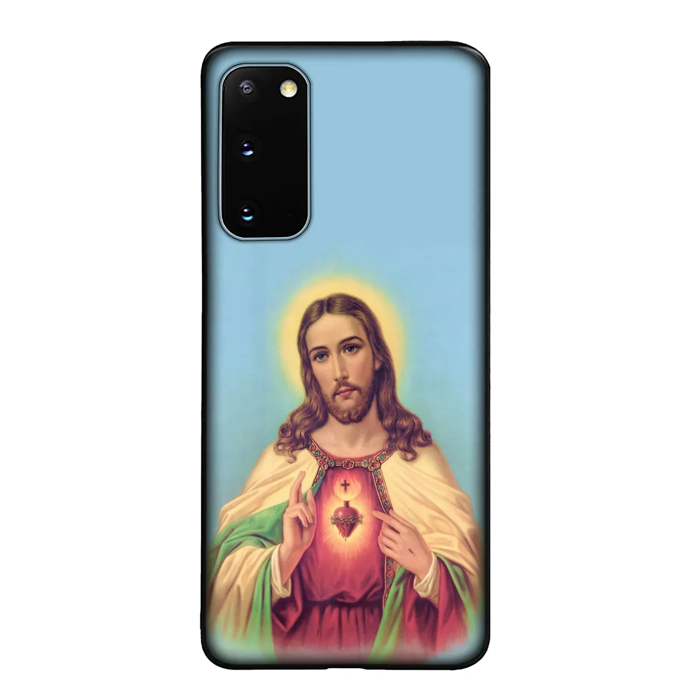 Bible verse Jesus Christ Philippians Soft Phone Case for Samsung Galaxy A9 A8 A7 A6 A5 A3 A2 Core J8 J7 J6 J4 Prime Plus 2018 |