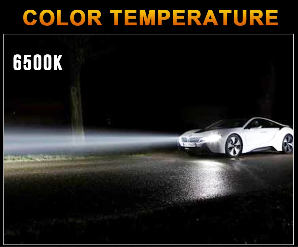 CARLitek H7 H4 Led Turbo 12V Авто фара CSP лампа H 11 Led HB4 HB3 H7 H8 противотуманная фара 6500K