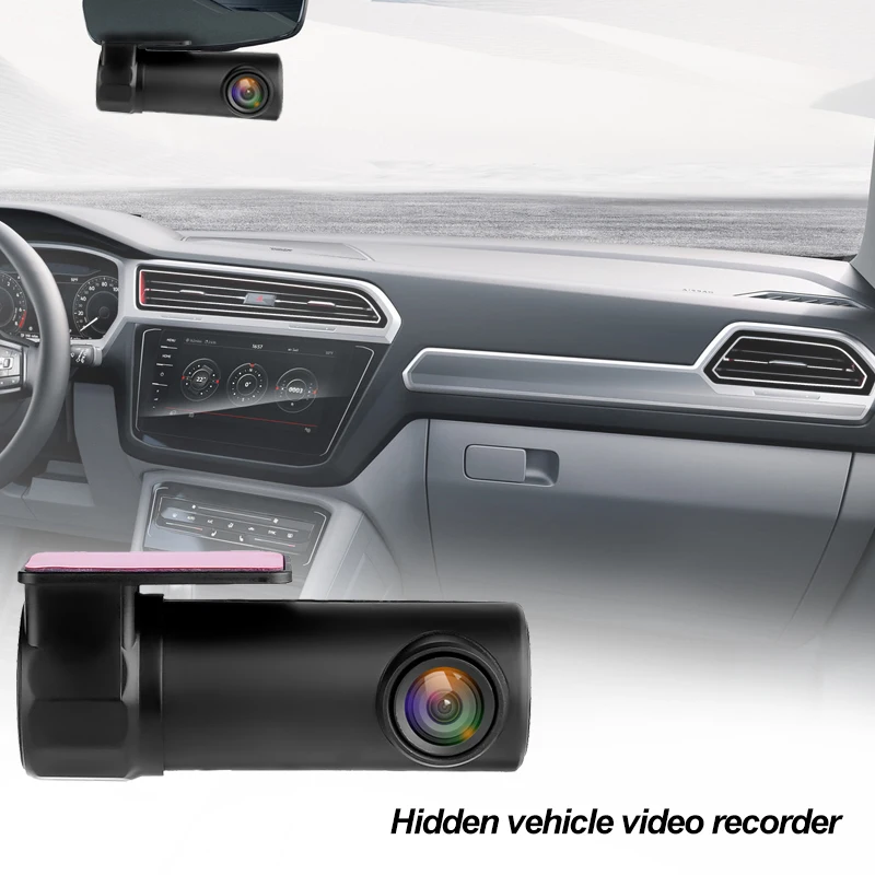 

1080P HD 170 Degree Angle Led Hidden Car Camera DVR Dashboard Camera Recorder with WiFi G-sensor Parking Mode USB Charge