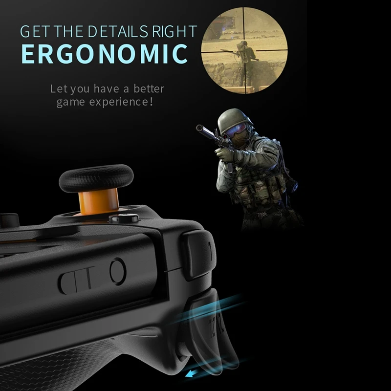 

for N-Switch Handle Grip Controller Gamepad Plug PD Fast Charge Double Motor Vibration Built-in 6-Axis Gyro