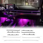 Улучшенное обновление интерьера, 32 цвета, комплект светодиодного окружающего освещения для MMI Controler для Audi A4 A5 B9 2017 2018 2019, окружающий свет