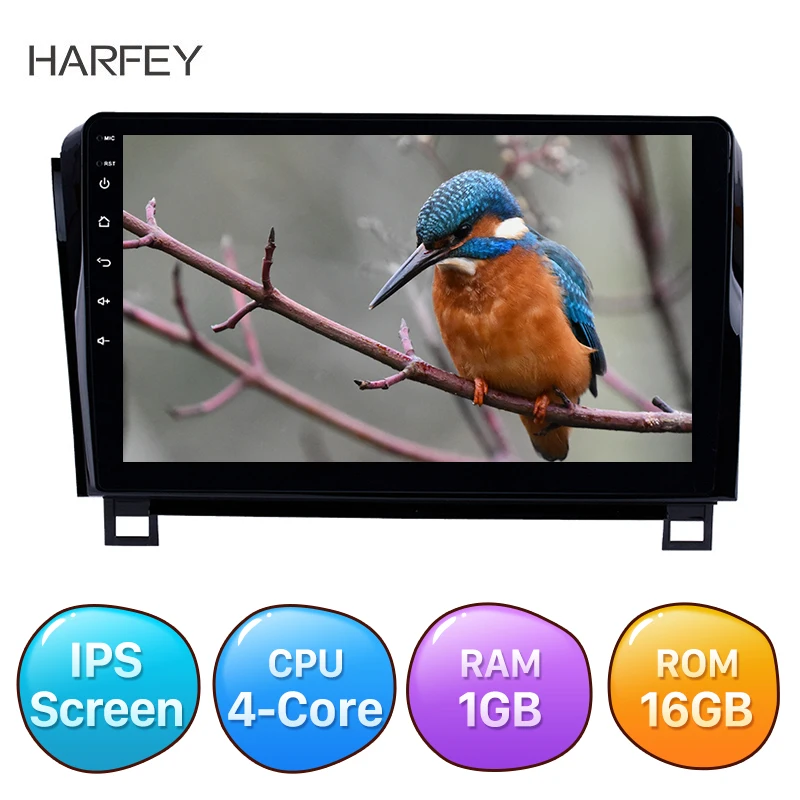 Головное устройство Harfey Android 8 1 10 дюйма GPS Navi Радио для TOYOTA Sequoia 2007 2013 Toyota Tundra 2.5D