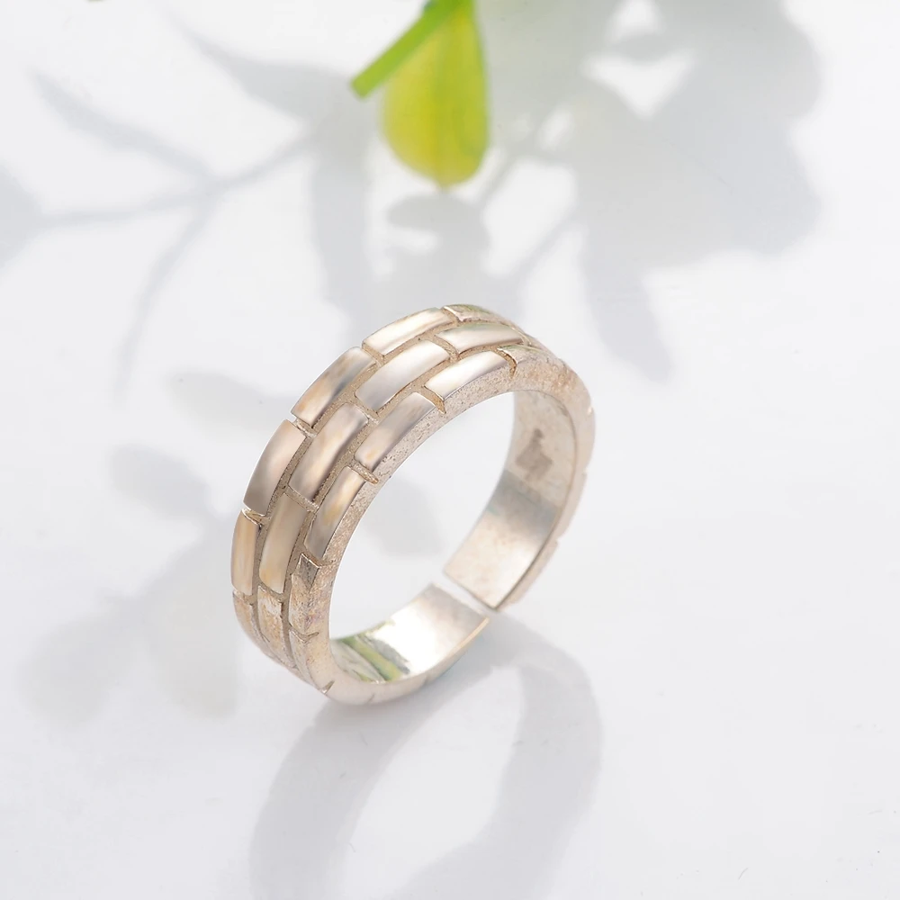 SDA 925 Серебряные открытые регулируемые мужские кольца китайский стиль Великая