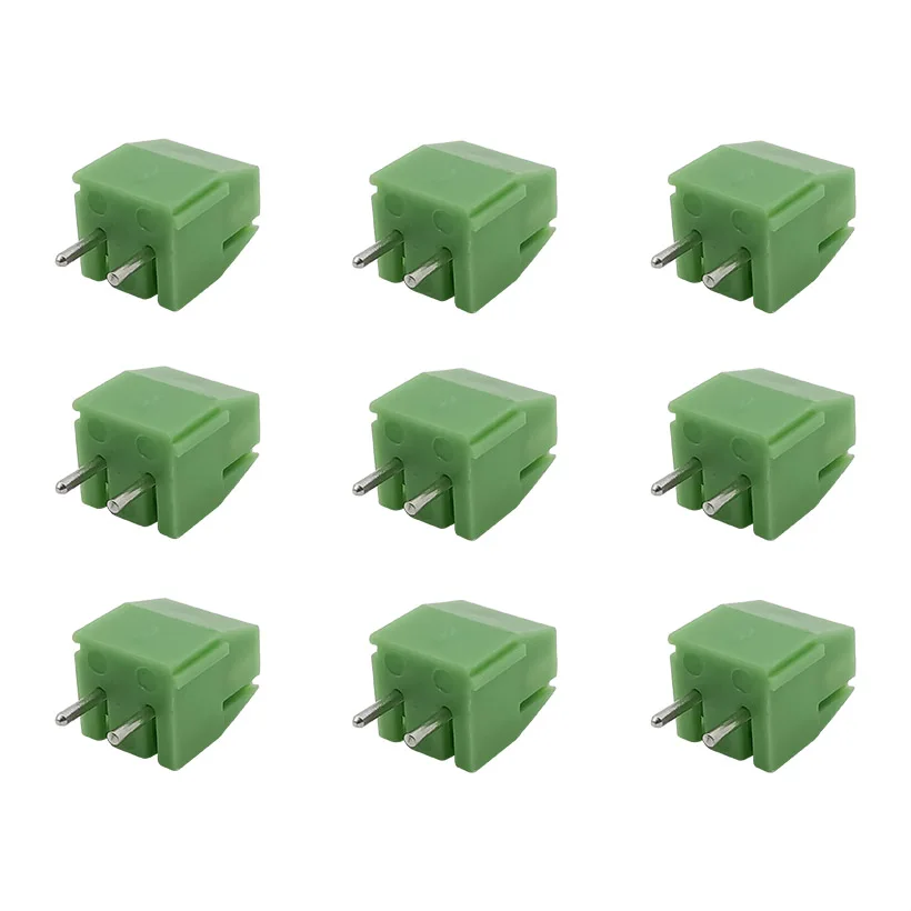 KF350-2P 2Pin 3 5 мм Шаг прямые булавки PCB Винтовые клеммы разъема KF350 2 Way терминал для
