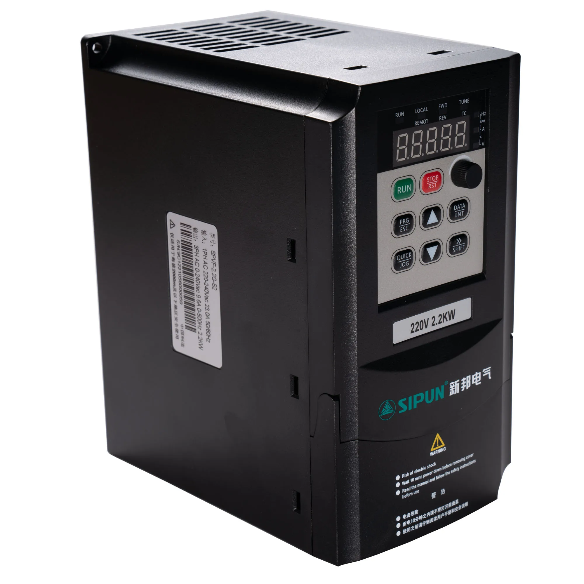 VFD 2.2KW SPVF-2.2G-S2 220V Single Phase Variable Frequency Drive 0-500Hz AC 3HP For Three Asynchronous Motor | Обустройство дома