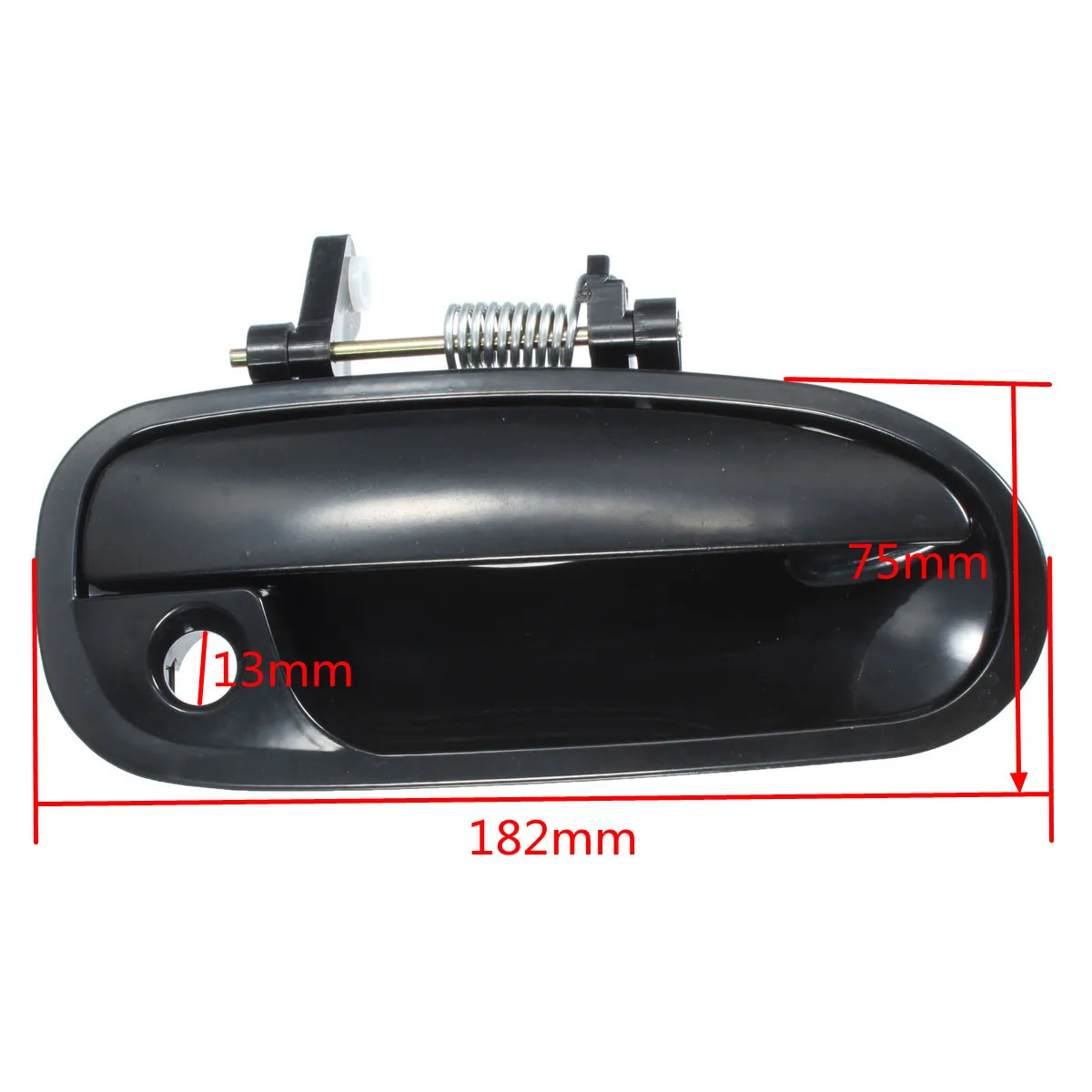 Передняя дверная ручка LH & RH внешняя передняя сторона водителя черная для 1996 2000