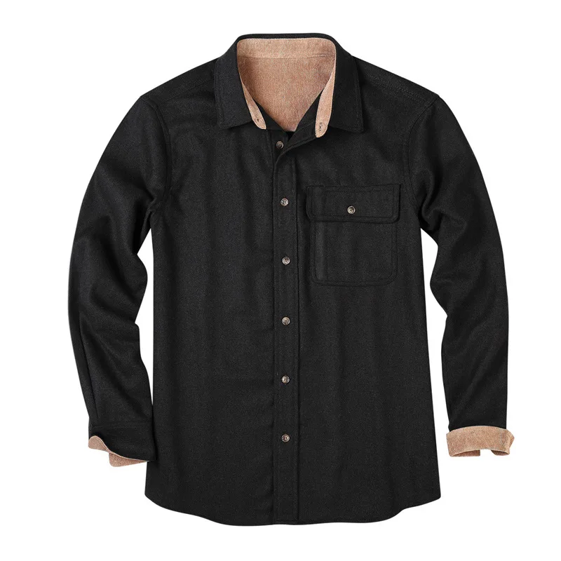 

Ropa De Hombre 2020 New European American Hot Style Men's Clothing Shirt Long-sleeved Men's Shirt Autumn Winter Flannel Shirt