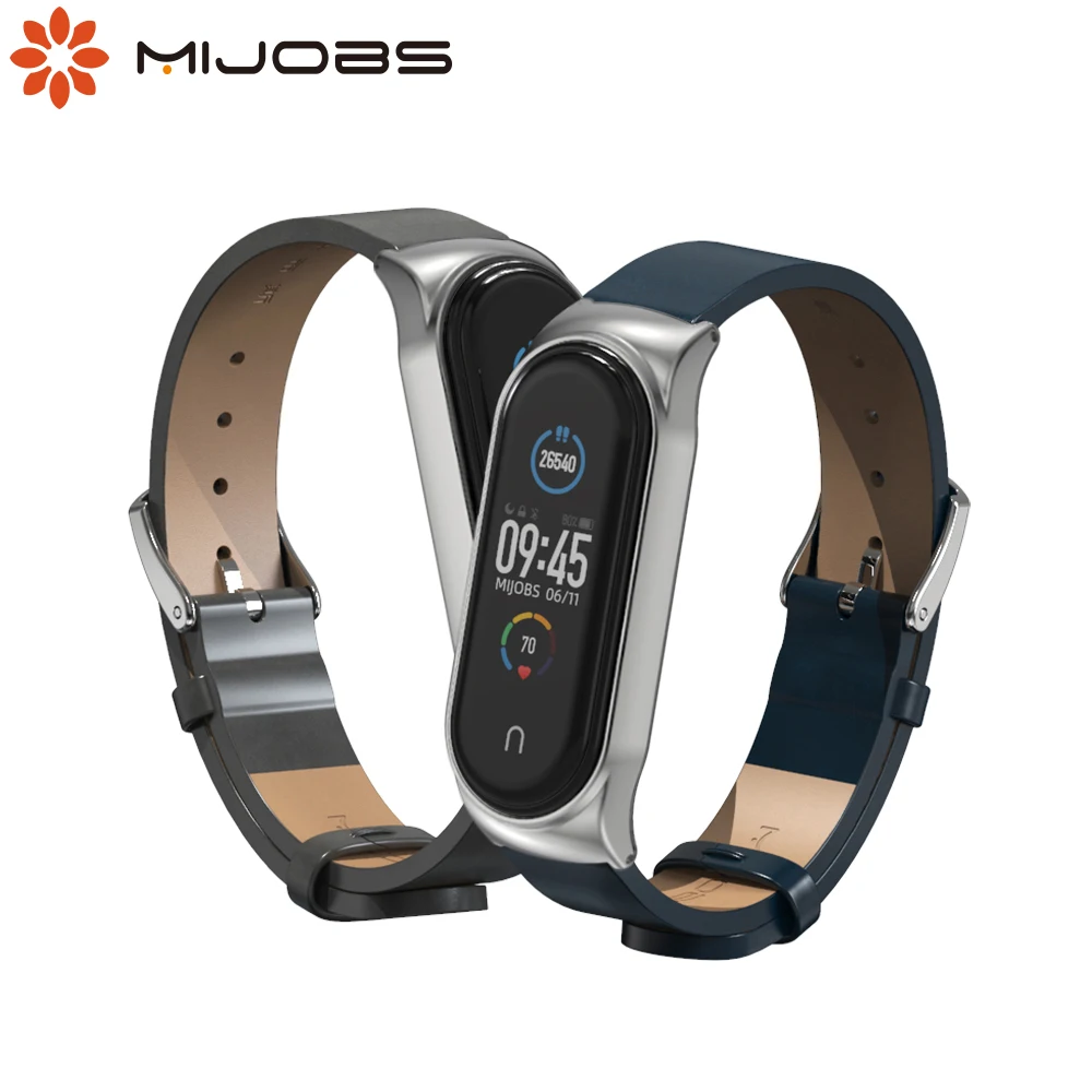 Ремешок для Mi Band 5 4 3 браслет из микрофибры искусственной кожи Xiaomi Смарт-часы Xiomi