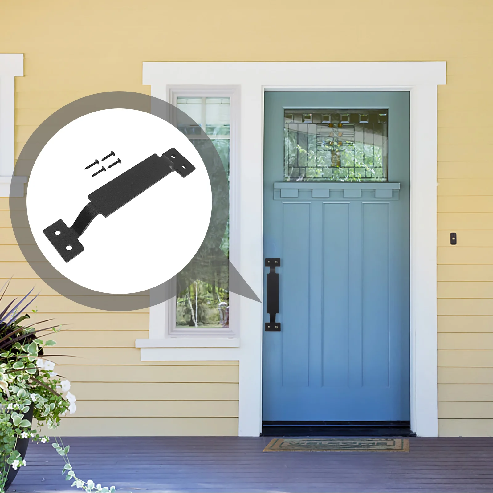 

1pc Useful Door Handle Sliding Barn Door Handle Garage Shed Door Knob