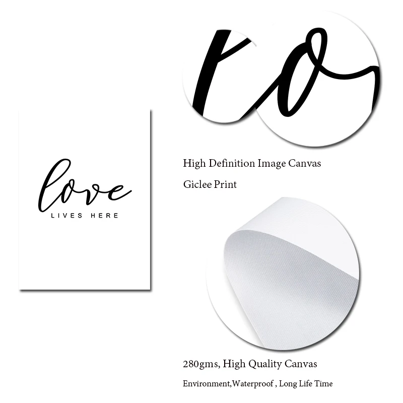 Черно белая философийская цитата холст плакат настенное искусство