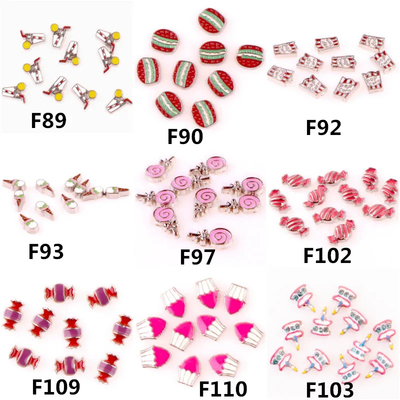 40 шт./лот Симпатичные продукты серии гамбургеры напитки Плавающие Подвески