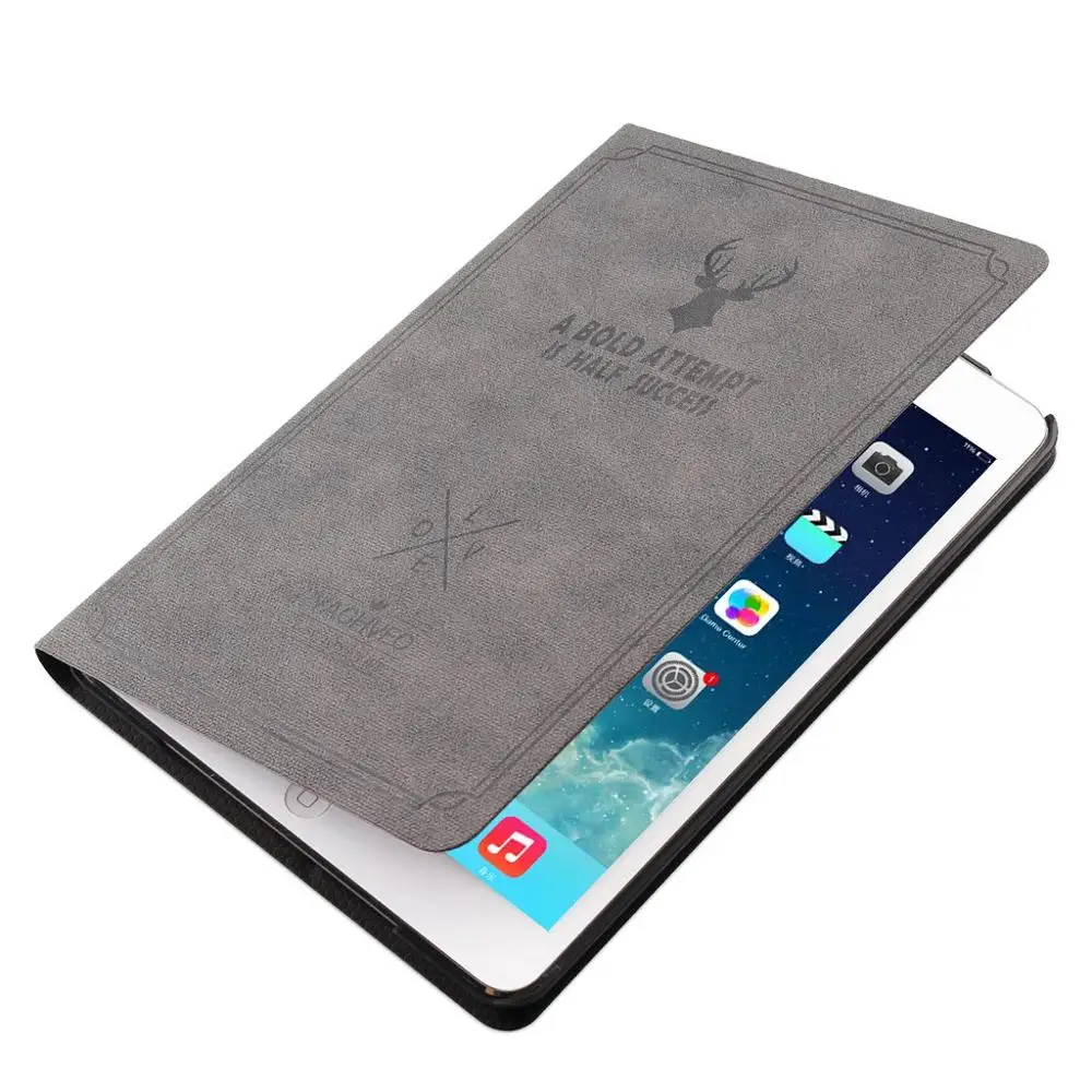 Чехол в форме головы оленя для Apple iPad Air 4 5 10 9 2021 1 2 2017 2018 7 9th Pro 11 чехол с