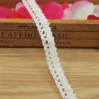 15mm cotton lace trim ivory fabric sewing accessories cloth wedding dress decoration ribbon craft supplies 300yards lc015 a