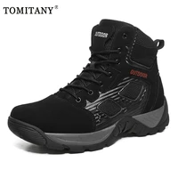 men brand military leather boots special force field tactical desert combat mens boots outdoor hiking shoes ankle boots zapatos