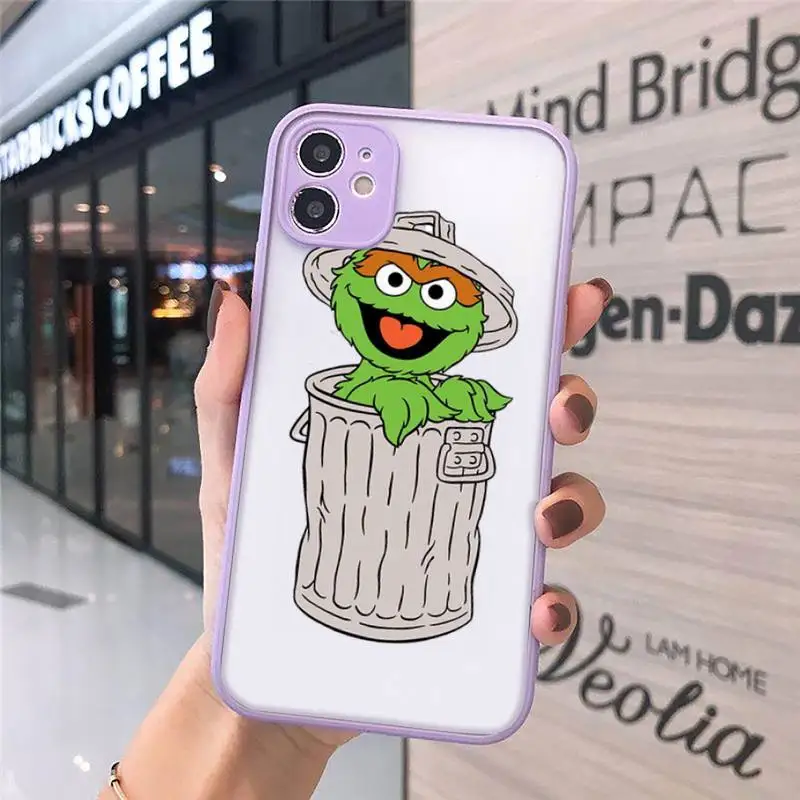 

Anime Attack lol Sesame Phone Case matte transparent Candy Color Soft TPU For iphone 7 8 11 12 plus mini x xs xr pro max cover