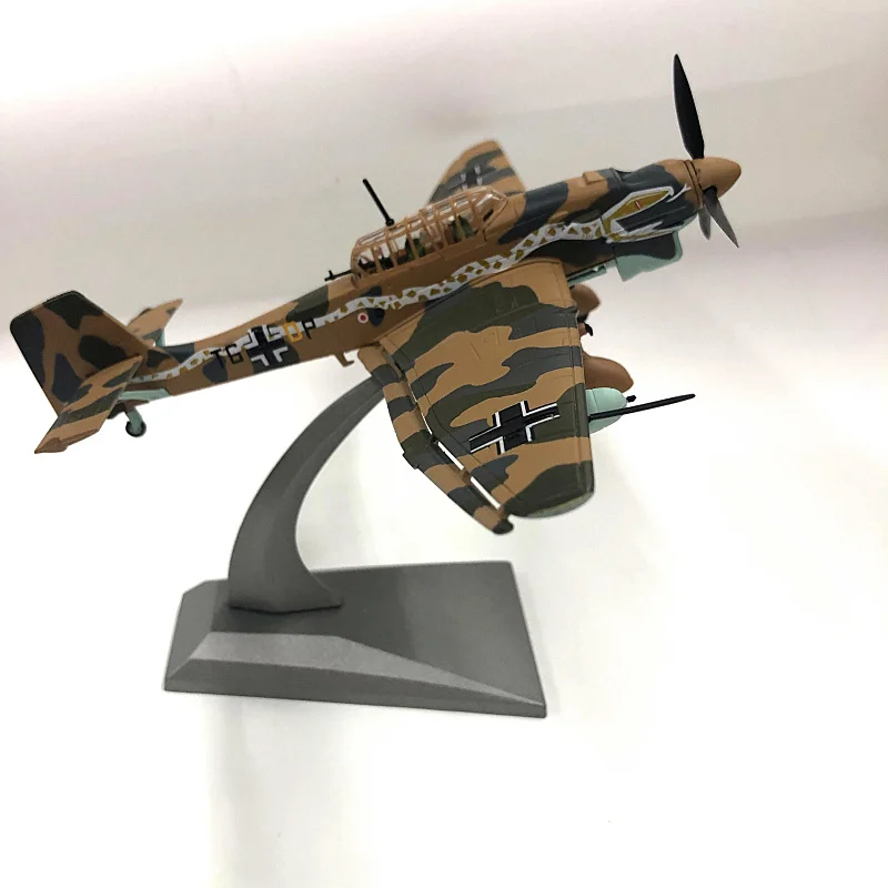 

1:72 German World War II Dive Bomber Stuka JU-87 Simulation Alloy Fighter Aircraft Aviation model Plane Toys Collectible Gifts