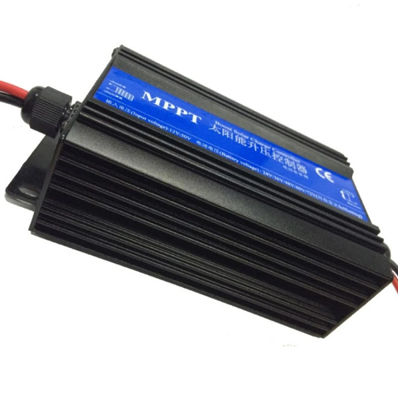 

24/36/48/60/72V MPPT Solar Charge Controller IP30 600W Boost Set-up Charger Car Battery Charging Voltage Regulator