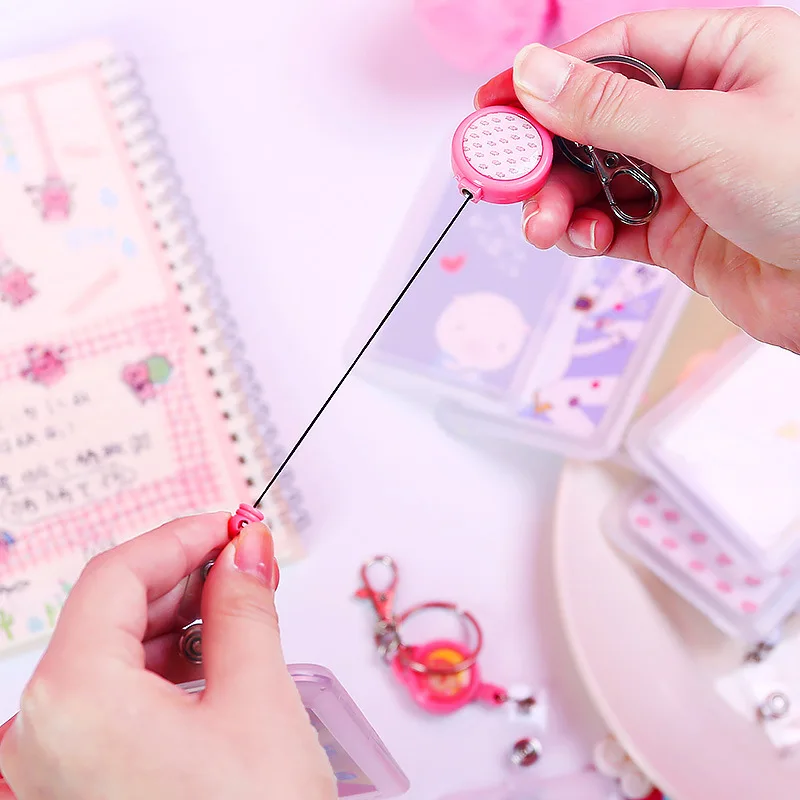 Симпатичный мультяшный держатель для ID карт из пвх держатели бейджей модный