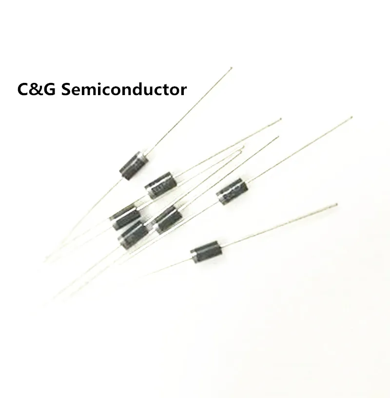 100 шт. 1N4007 4007 1A 1000V DO 41 высококачественный выпрямительный диод IN4007|Диоды| |