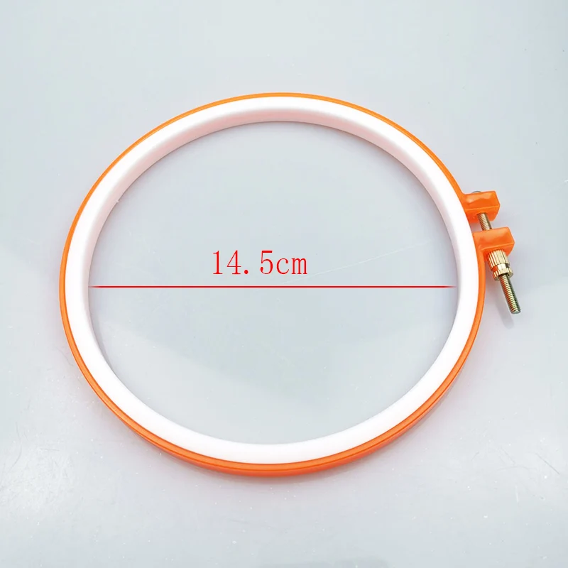 16cm inside 14.5cm 8-26 см Пластиковый крестик, регулируемый инструмент для шитья, пластиковая вышивка, крестиком, кольцо, фоторамка, товары для дома, разные цвета - Цвет: 16cm inside 14.5cm