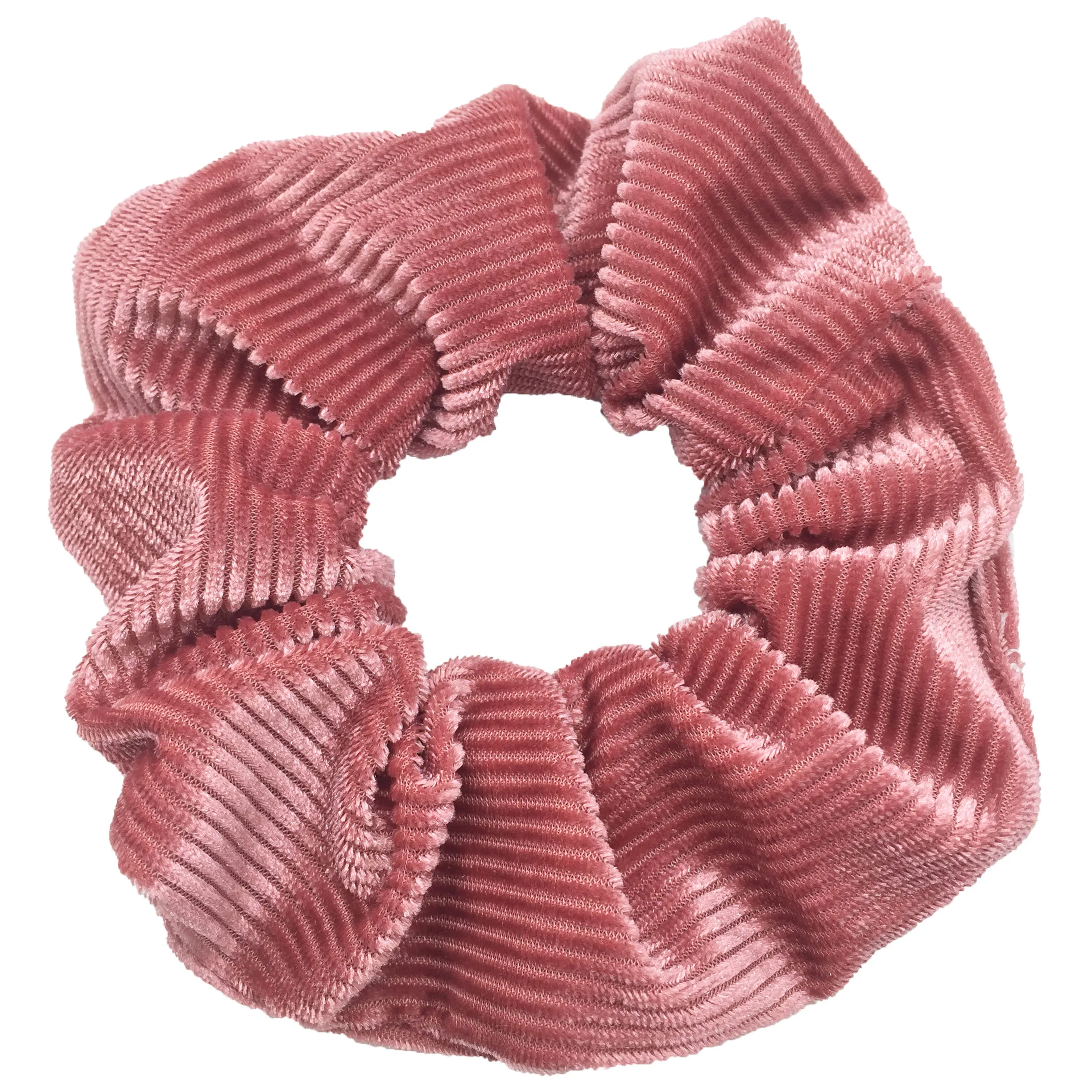 Бархатные полосатые тканевые резинки Scrunchies аксессуары для волос женщин