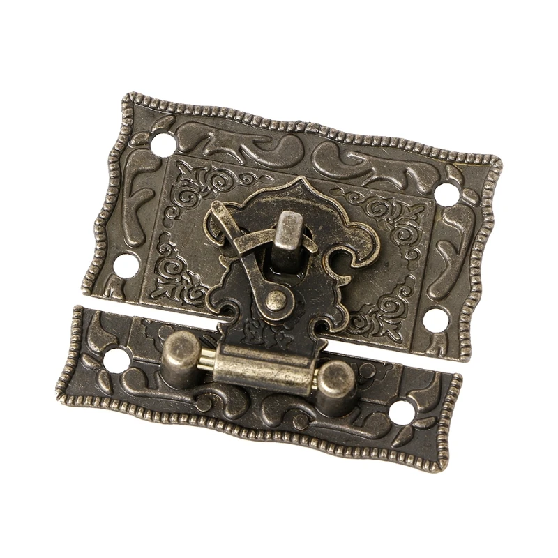 Защелки для чемоданов замок деревянного ящика бронзовый тон сделай сам