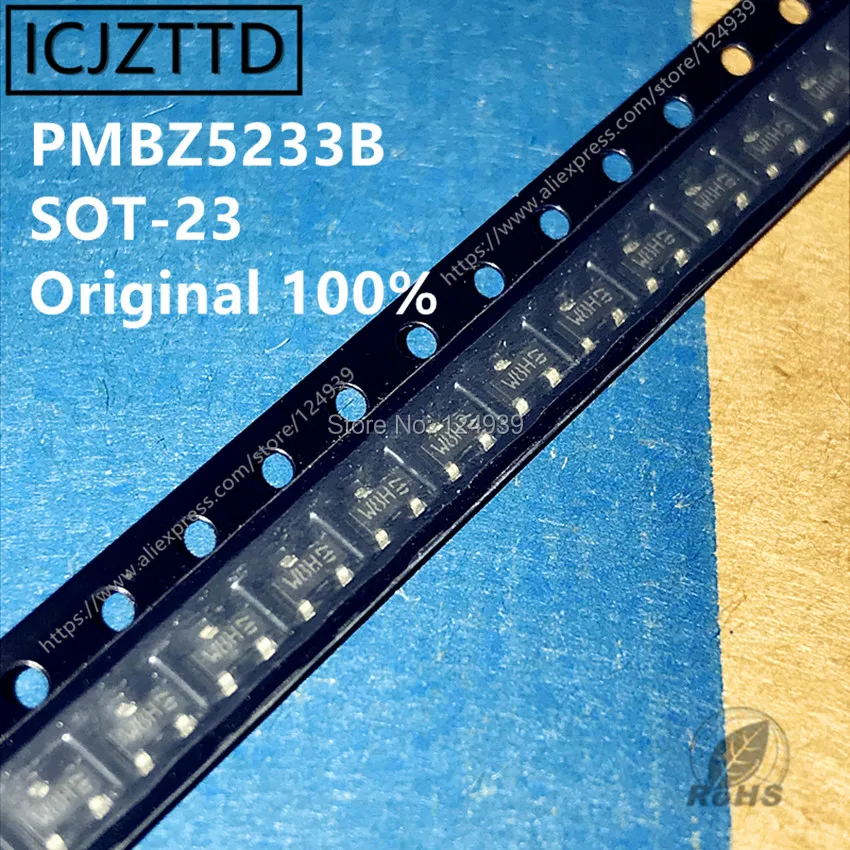 Оригинальный 100 шт. PMBZ5232B 8G W8G t8G p8G PMBZ5232 5 6 V 5V6 0 25 Вт 250 мВт СОТ 23 SOT23 PMBZ5233B 8H W8H t8H p8H 6V