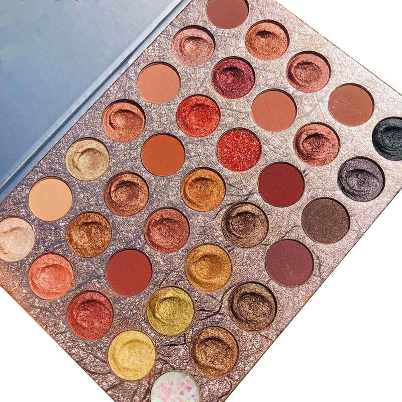 Fashion mashed potato eye shadow makeup 35 colors matte shimmer glitter pressed powder easy to wear 12pcs/lot DHL Free