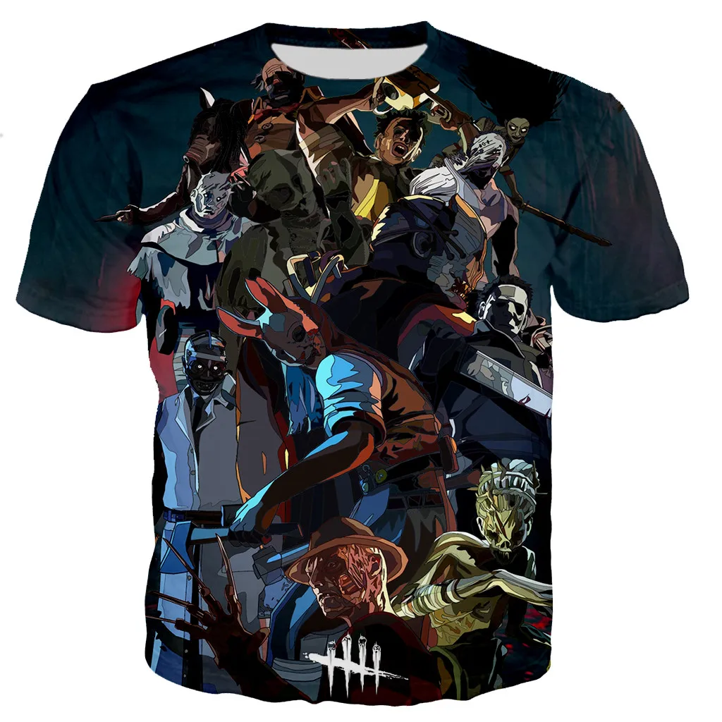 

Dead At Daylight Pattern Clothes Men And Women Tees Tops 3D Print T-shirt Short-Sleeved O-Neck Harajuku Youth Streetwear