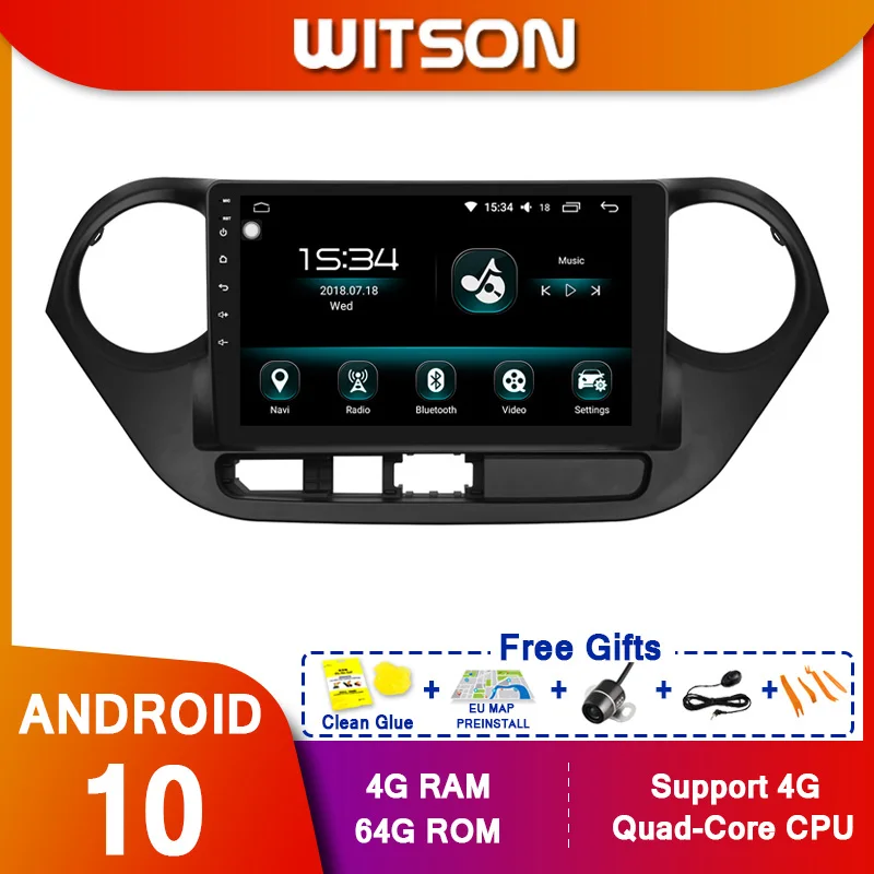 WITSON 9 &quotFULL HD сенсорный экран Android 10 Восьмиядерный Автомобильный GPS мультимедийный