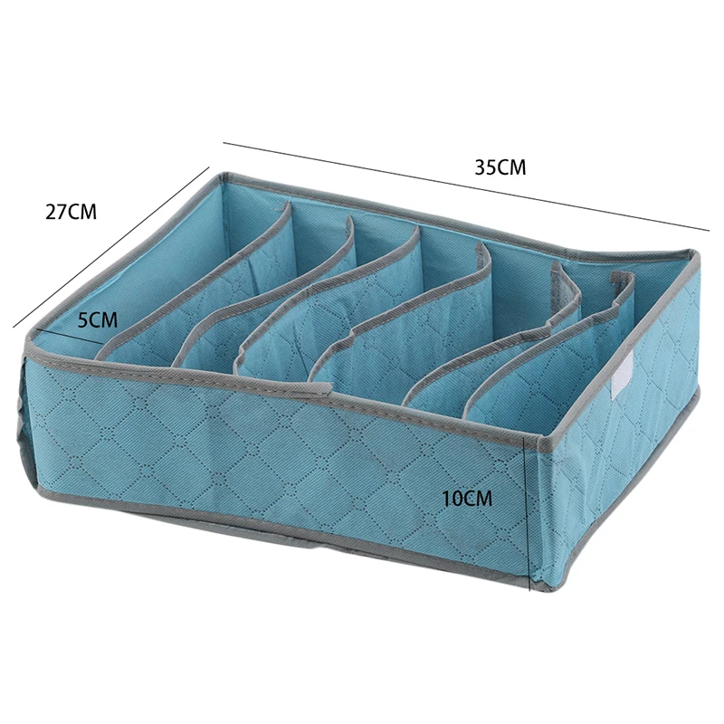 

Home Storage Box Case Drawer Organizer Non Woven Fabric For Bra Underwear Socks Home 35*27*10cm