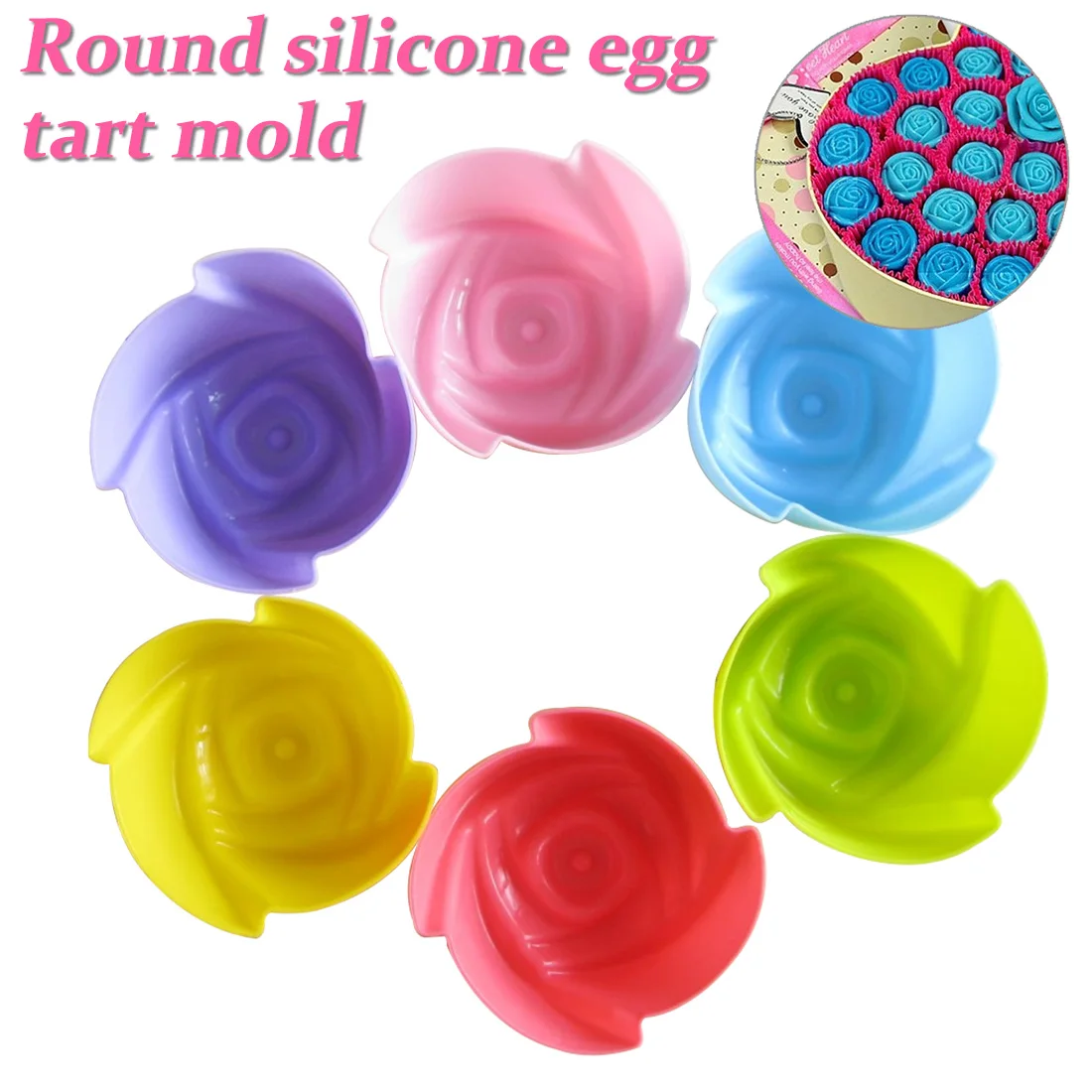 Силиконовая форма кекс сделай сам для торта антипригарная и термостойкая