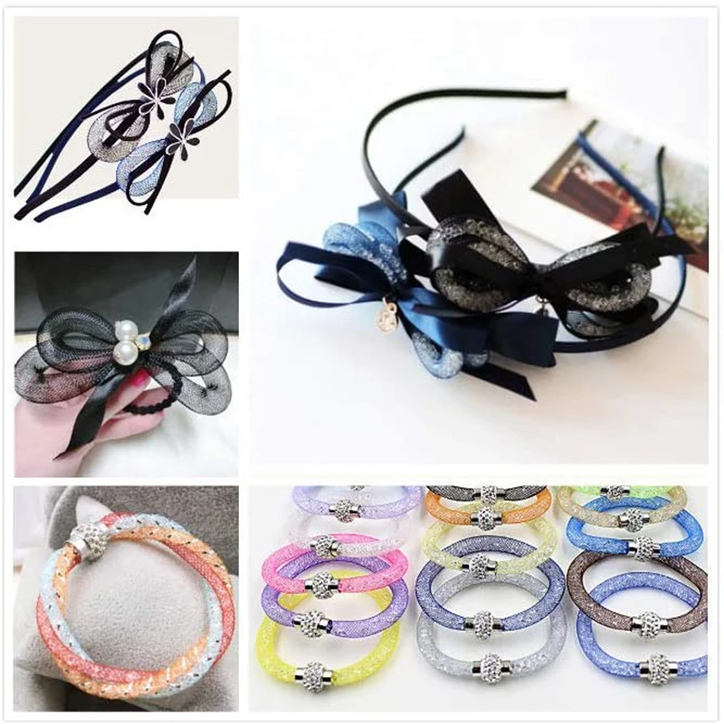 Сетчатый шнур для браслета пластиковая трубка изготовления ювелирных изделий