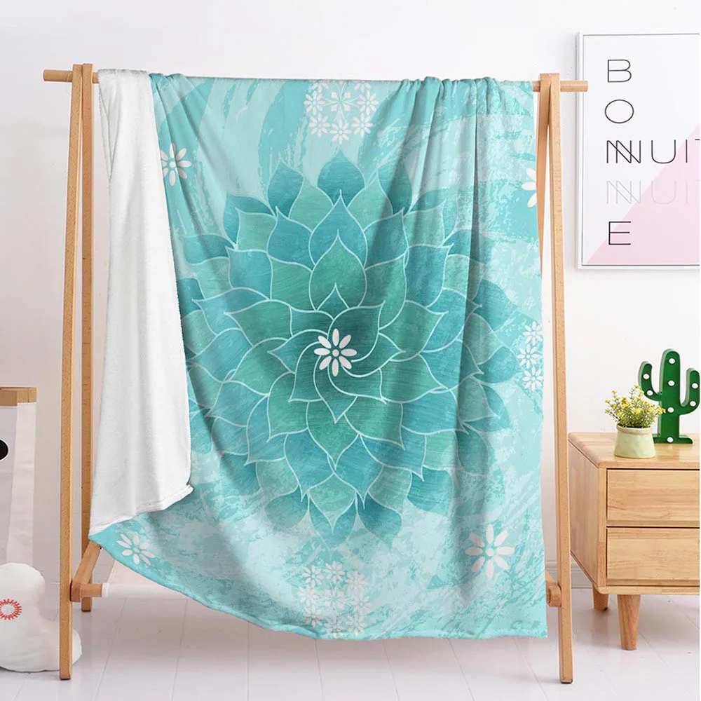 

2020 new Bohemian pattern export double person throwing blanket sleeping blanket flannel blanket noble and elegant bedding