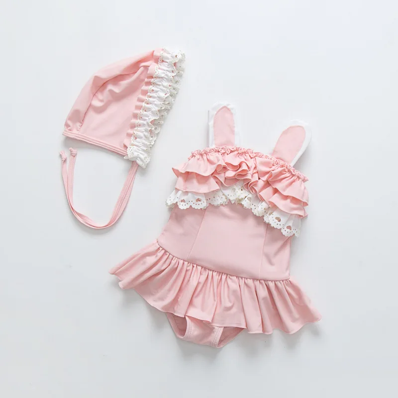 Купальный костюм для девочек купальный с оборками и УФ-защитой пляжная одежда |