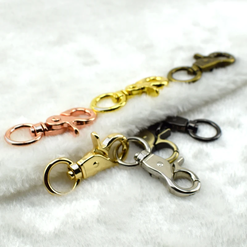 Meetee 5 шт. металлическая сумка пряжка кольцо для ключей застежки зажимы пряжки