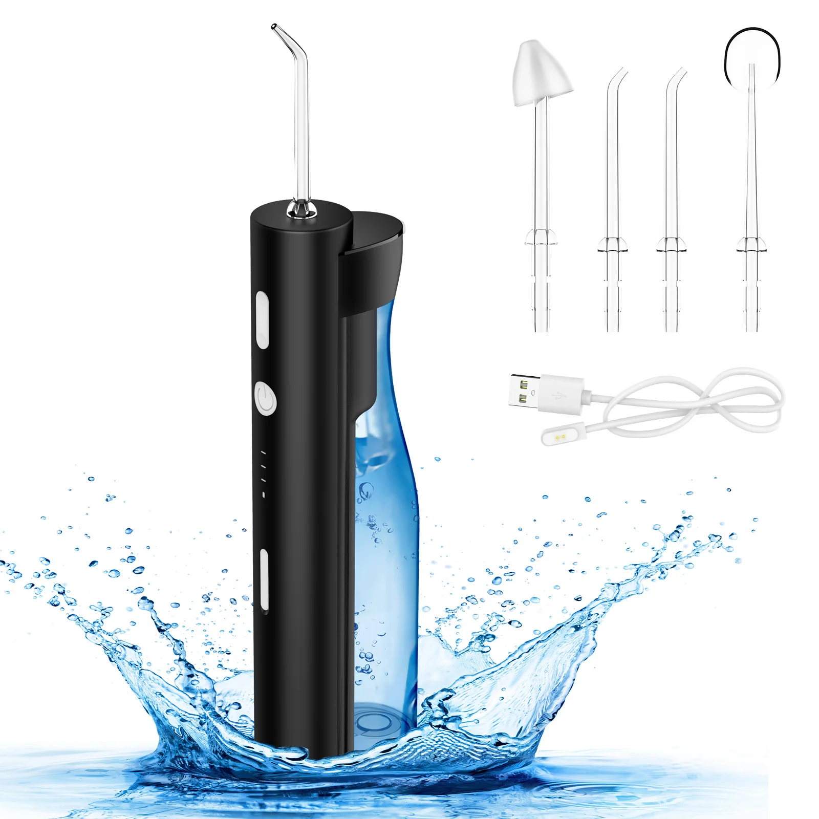 

Ирригатор полости рта с зарядкой от USB, 5 режимов, IPX7
