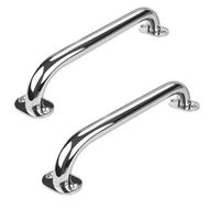 boat accessories marine 2 pieces stainless steel 12 grab handle handrail polished boat rv bath