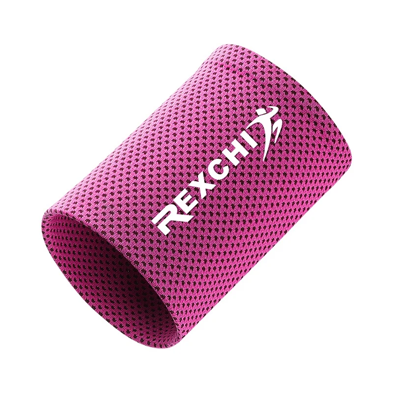 AISPORT Wrist Brace Support Breathable Ice Cooling Tennis Wristband Wrap Sport Sweatband For Gym Yoga Volleyball Hand Sweat Band | Спорт и