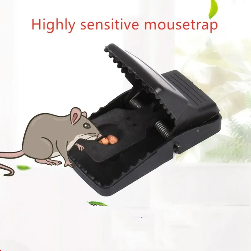 

New sensitive plastic mouse clip plastic household mouse trap mouse trap rodent exterminating tool sticky mouse board mouse cage