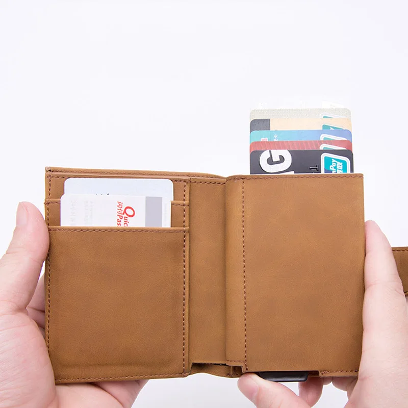 DIENQI Rfid мужские бумажники Классический держатель для карт кошелек мужчин на