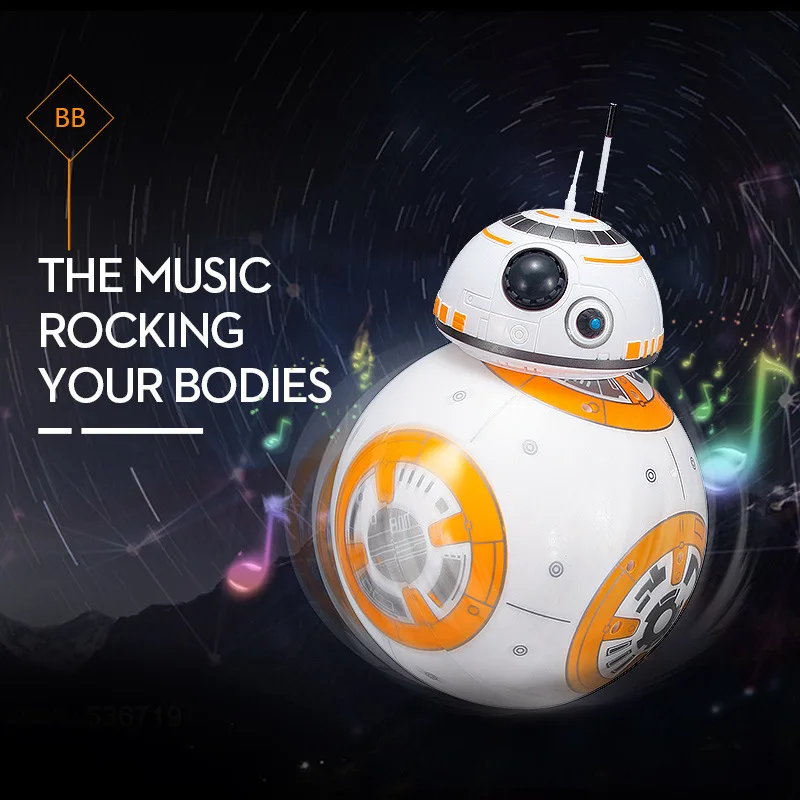 BB-8 Ball Children RC Robot BB8 Action Figure BB 8 Droid 2.4G Remote Control Intelligent Model For Kid Toy Gift | Игрушки и хобби