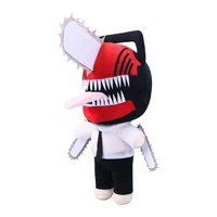 pochita denji plushies dolls anime denji chainsaw form cosplay props soft chainsaw man plush doll toy size 25cm