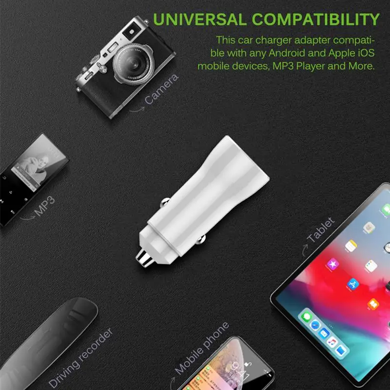 Горячая продажа Автомобильное зарядное устройство QC3.0 USB для телефона Быстрая
